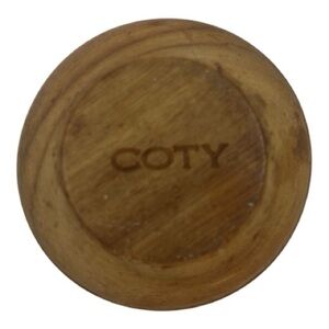 Coty Small Wooden Bowl Vintage
